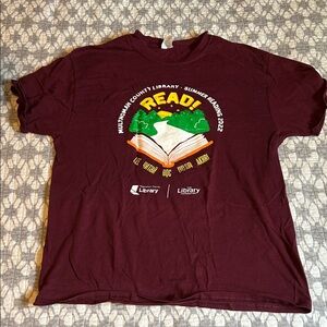 Port and Company Burgundy Tee